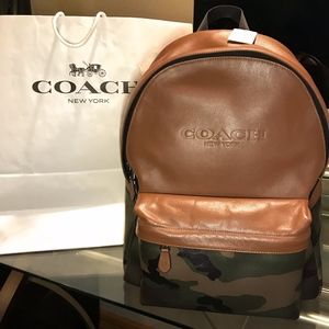 Mens Coach Backpack